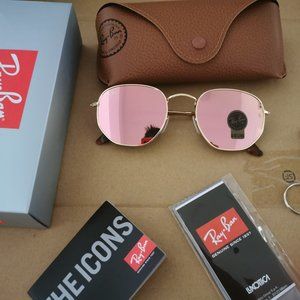 New Authentic Ray-Ban Hexagonal RB3548N